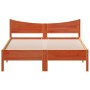 Estructura de cama madera maciza pino marrón cera 140x200 cm de , Camas y somieres - Ref: Foro24-844728, Precio: 125,37 €, De...