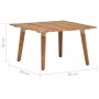 Garten-Couchtisch aus massivem Akazienholz 60x60x36 cm von vidaXL, Gartentische - Ref: Foro24-46468, Preis: 59,07 €, Rabatt: %