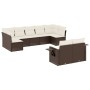 Set mit 9 Gartensofas und Kissen synthetisches Rattanbraun von , Gartensets - Ref: Foro24-3252960, Preis: 619,59 €, Rabatt: %