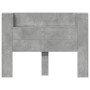 Concrete gray bed headboard with LED light 140x16.5x103.5 cm by , Headboards and footboards - Ref: Foro24-839248, Price: 89,0...