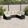 7-piece garden dining set and black synthetic rattan cushions by , Garden sets - Ref: Foro24-3252833, Price: 440,71 €, Discou...