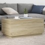 Couchtisch mit LED-Leuchten Sonoma-Eiche 90x50x40 cm von , Couchtisch - Ref: Foro24-839877, Preis: 78,03 €, Rabatt: %