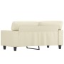 2-Sitzer-Sofa aus cremefarbenem Kunstleder, 120 cm von , Sofas - Ref: Foro24-359413, Preis: 266,13 €, Rabatt: %