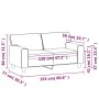 2-Sitzer-Sofa aus cremefarbenem Kunstleder, 120 cm von , Sofas - Ref: Foro24-359413, Preis: 266,13 €, Rabatt: %