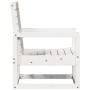 Garden chair solid white pine wood 57.5x63x76 cm by , Garden chairs - Ref: Foro24-832548, Price: 65,99 €, Discount: %