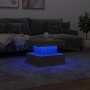 Coffee table with LED lights Sonoma oak 50x50x40 cm by , Coffee table - Ref: Foro24-839842, Price: 68,78 €, Discount: %