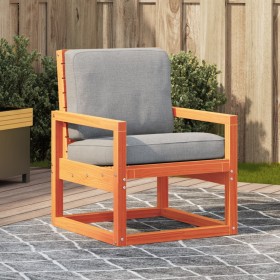 Garden chair solid wax brown pine wood 57.5x63x76 cm by , Garden chairs - Ref: Foro24-844645, Price: 88,99 €, Discount: %