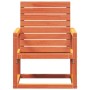 Garden chair solid wax brown pine wood 57.5x63x76 cm by , Garden chairs - Ref: Foro24-844645, Price: 65,98 €, Discount: %