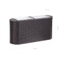 Synthetic black rattan planter box 80x25x40 cm by vidaXL, Pots and planters - Ref: Foro24-46951, Price: 70,33 €, Discount: %