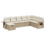 Gartensofa-Set mit beigen Kissen 8 Stück PE-Rattan von , Gartensets - Ref: Foro24-3263894, Preis: 667,86 €, Rabatt: %