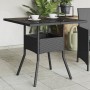 Garden table glass surface PE rattan black 80x80x75 cm by , Garden tables - Ref: Foro24-365521, Price: 88,80 €, Discount: %