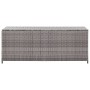 Gray synthetic rattan garden storage box 120x50x60 cm by vidaXL, Outdoor storage boxes - Ref: Foro24-46460, Price: 157,81 €, ...