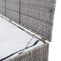 Gray synthetic rattan garden storage box 120x50x60 cm by vidaXL, Outdoor storage boxes - Ref: Foro24-46460, Price: 157,81 €, ...