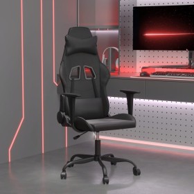 Gaming chair with black synthetic leather massage by , Gaming chairs - Ref: Foro24-345407, Price: 121,73 €, Discount: %