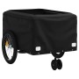 Schwarz-orangefarbener Fahrradanhänger aus Eisen, 45 kg von , Fahrradanhänger - Ref: Foro24-94110, Preis: 81,37 €, Rabatt: %