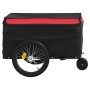 Schwarz-roter Fahrradanhänger aus Eisen, 30 kg von , Fahrradanhänger - Ref: Foro24-94097, Preis: 86,16 €, Rabatt: %