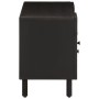 Mueble de TV madera maciza de mango negro 105x33x46 cm de , Muebles TV - Ref: Foro24-356833, Precio: 134,25 €, Descuento: %