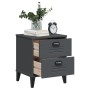 VIKEN bedside table in anthracite gray engineered wood by , Nightstands - Ref: Foro24-374910, Price: 62,27 €, Discount: %