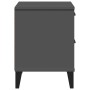 VIKEN bedside table in anthracite gray engineered wood by , Nightstands - Ref: Foro24-374910, Price: 62,27 €, Discount: %