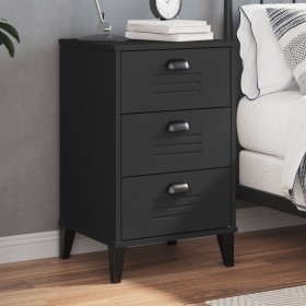 VIKEN nightstand black engineered wood by , Nightstands - Ref: Foro24-374912, Price: 77,99 €, Discount: %