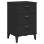 VIKEN nightstand black engineered wood by , Nightstands - Ref: Foro24-374912, Price: 78,03 €, Discount: %