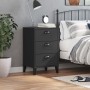 VIKEN nightstand black engineered wood by , Nightstands - Ref: Foro24-374912, Price: 78,03 €, Discount: %