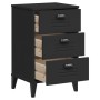 VIKEN nightstand black engineered wood by , Nightstands - Ref: Foro24-374912, Price: 78,03 €, Discount: %