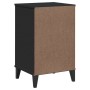 VIKEN nightstand black engineered wood by , Nightstands - Ref: Foro24-374912, Price: 78,03 €, Discount: %