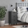 VIKEN bedside table in anthracite gray engineered wood by , Nightstands - Ref: Foro24-374919, Price: 88,52 €, Discount: %