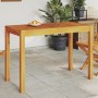 Mesa de comedor de jardín madera maciza de acacia 110x55x75 cm de , Mesas de jardín - Ref: Foro24-366368, Precio: 105,27 €, D...