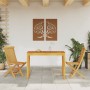 Mesa de comedor de jardín madera maciza de acacia 110x55x75 cm de , Mesas de jardín - Ref: Foro24-366368, Precio: 105,27 €, D...