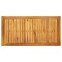 Mesa de comedor de jardín madera maciza de acacia 110x55x75 cm de , Mesas de jardín - Ref: Foro24-366368, Precio: 105,27 €, D...