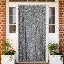 Gray black and white chenille fly curtain 56x200 cm by , Mosquito nets for windows - Ref: Foro24-377333, Price: 35,88 €, Disc...