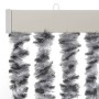 Gray black and white chenille fly curtain 56x200 cm by , Mosquito nets for windows - Ref: Foro24-377333, Price: 35,88 €, Disc...