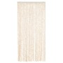 Beige and white chenille anti-fly curtain 100x220 cm by , Mosquito nets for windows - Ref: Foro24-377344, Price: 64,08 €, Dis...