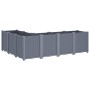 Jardinera PP gris 160x120x53 cm de , Maceteros y jardineras - Ref: Foro24-367861, Precio: 169,80 €, Descuento: %