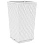 Planters 4 units PP white 32.5x32.5x57 cm by , Pots and planters - Ref: Foro24-367854, Price: 123,99 €, Discount: %