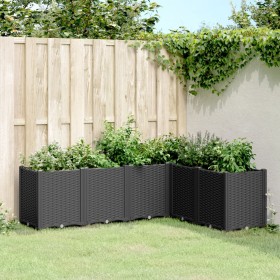 Black PP planter 160x120x53 cm by , Pots and planters - Ref: Foro24-367863, Price: 169,58 €, Discount: %