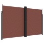 Toldo lateral retráctil marrón 200x600 cm de , Sombrillas - Ref: Foro24-4004854, Precio: 166,99 €, Descuento: %