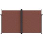 Toldo lateral retráctil marrón 200x600 cm de , Sombrillas - Ref: Foro24-4004854, Precio: 166,99 €, Descuento: %