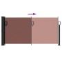 Brown retractable side awning 100x300 cm by , Umbrellas - Ref: Foro24-4004269, Price: 87,51 €, Discount: %