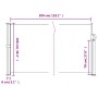 Toldo lateral retráctil marrón 100x300 cm de , Sombrillas - Ref: Foro24-4004269, Precio: 88,39 €, Descuento: %