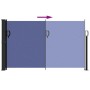 Blue retractable side awning 120x300 cm by , Umbrellas - Ref: Foro24-4004281, Price: 87,99 €, Discount: %