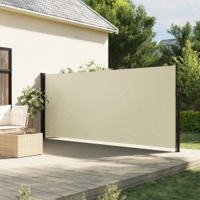 Cream retractable side awning 160x300 cm by , Umbrellas - Ref: Foro24-4004310, Price: 85,29 €, Discount: %