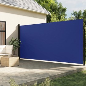 Blue retractable side awning 220x300 cm by , Umbrellas - Ref: Foro24-4004371, Price: 120,99 €, Discount: %