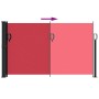 Red retractable side awning 120x500 cm by , Umbrellas - Ref: Foro24-4004402, Price: 93,99 €, Discount: %