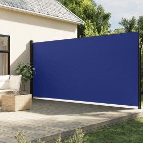 Blue retractable side awning 200x500 cm by , Umbrellas - Ref: Foro24-4004461, Price: 125,99 €, Discount: %