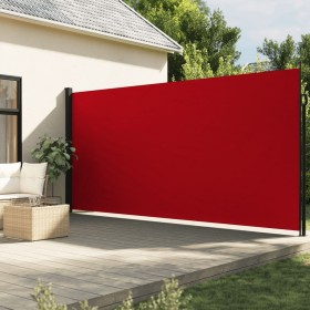 Red retractable side awning 220x500 cm by , Umbrellas - Ref: Foro24-4004477, Price: 109,46 €, Discount: %