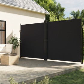 Schwarze einziehbare Seitenmarkise 200x600 cm von , Sonnenschirme - Ref: Foro24-4004849, Preis: 172,99 €, Rabatt: %