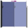 Blue retractable side awning 200x600 cm by , Umbrellas - Ref: Foro24-4004551, Price: 141,97 €, Discount: %